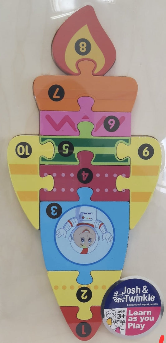 Wooden Number Puzzle