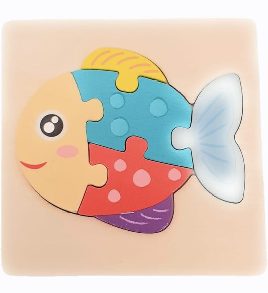 Wooden Fish Puzzle